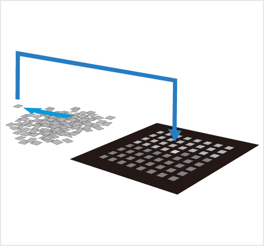 ［Image］Tray setter： 小尺寸单片用托盘排列机